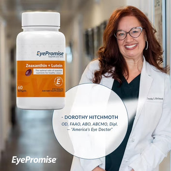 EyePromise Zeaxanthin + Lutein Eye Vitamin - 60 Softgels Capsules Made to Protect Your Macular Health