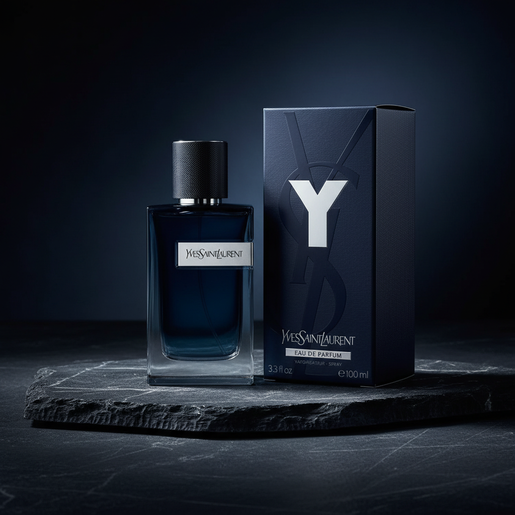 YSL Y EDP dark slate marble shot