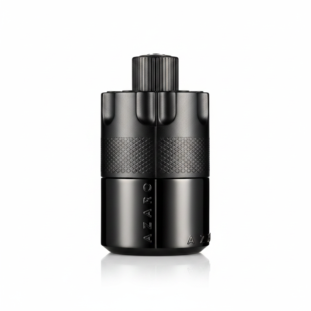 Azzaro The Most Wanted Intense perfume bottle side view