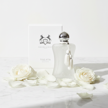 Valaya Parfums de Marly marble white roses shot
