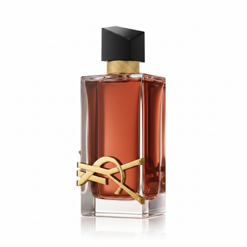 YSL Libre Le Parfum white background studio shot