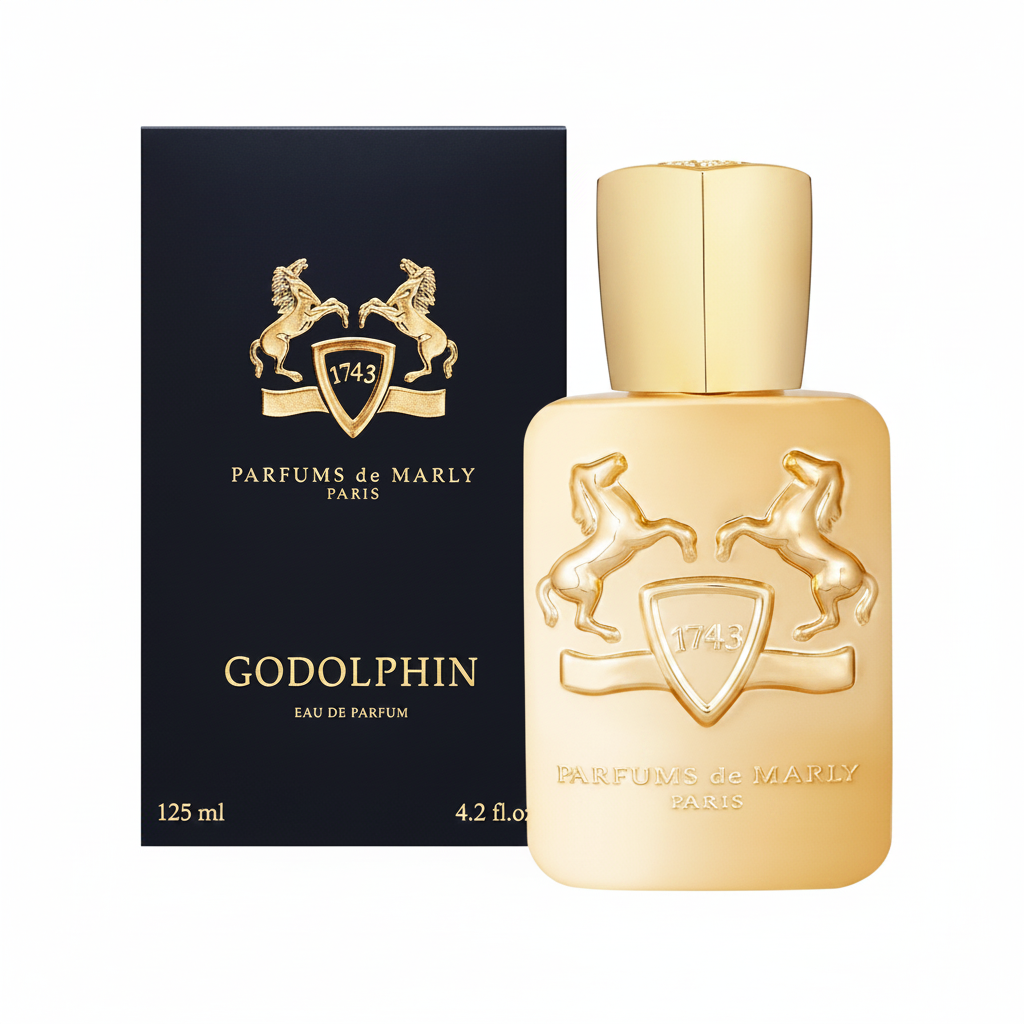 Parfums De Marly Godolphin perfume bottle close-up
