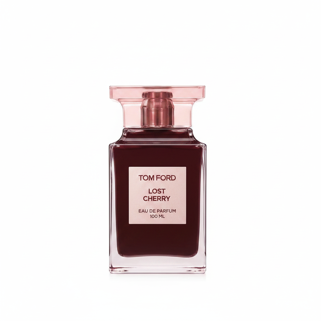 Tom Ford Lost Cherry Crimson white background studio shot