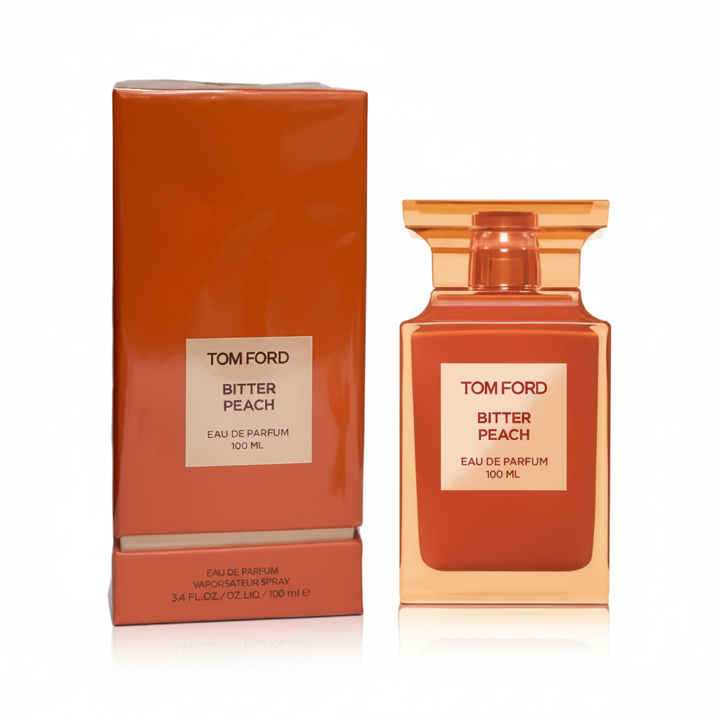 Tom Ford Bitter Peach white background studio shot