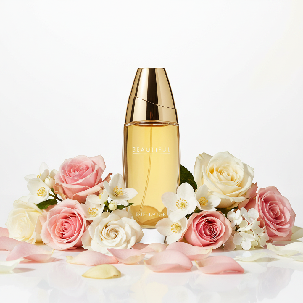 Estée Lauder Beautiful floral lifestyle shot