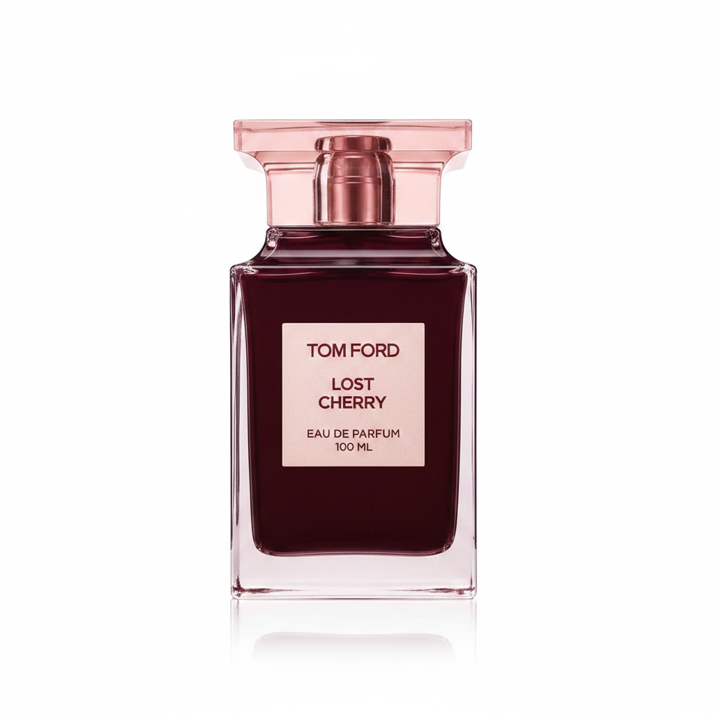 Tom Ford Lost Cherry white background studio shot