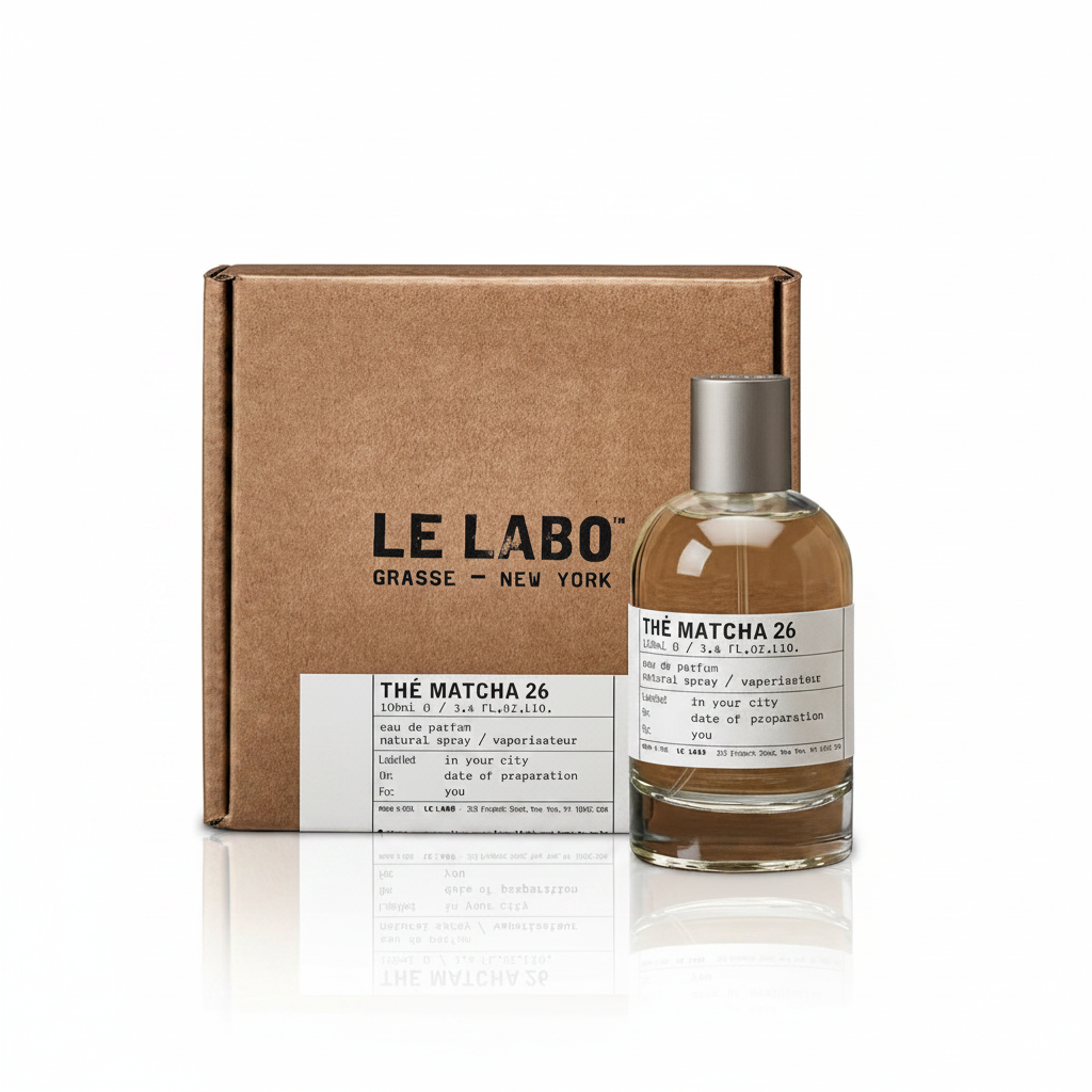 Le Labo The Matcha 26 white background studio shot
